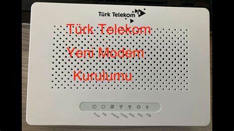 türk telekom fiber modem arayüz